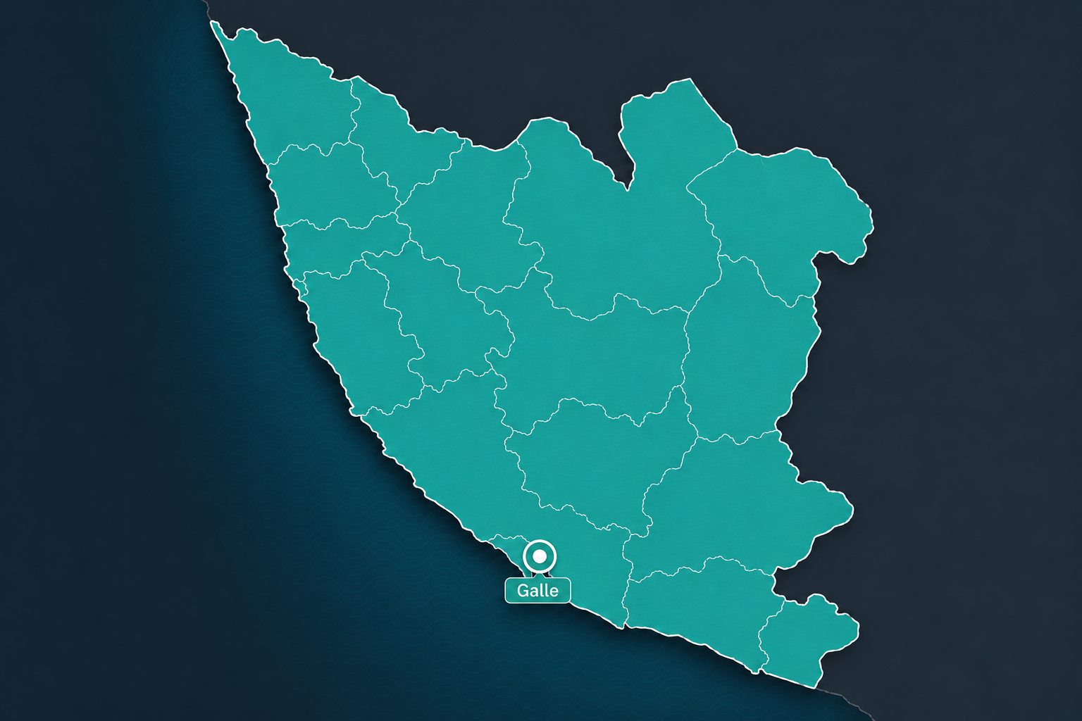 Galle District Location